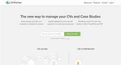 Desktop Screenshot of cvpartner.com